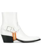 Calvin Klein 205w39nyc Pointed Ankle Boots - White