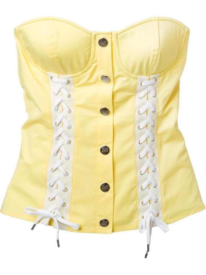 Love Moschino Lace-up Corset