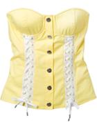 Love Moschino Lace-up Corset