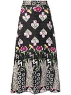 Temperley London Geometric Print Skirt - Black