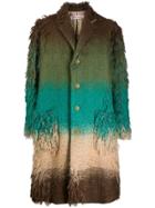 Walter Van Beirendonck Pre-owned 2011/12's Hand On Heart Degradé Coat