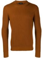 Roberto Collina Knitted Sweater - Brown