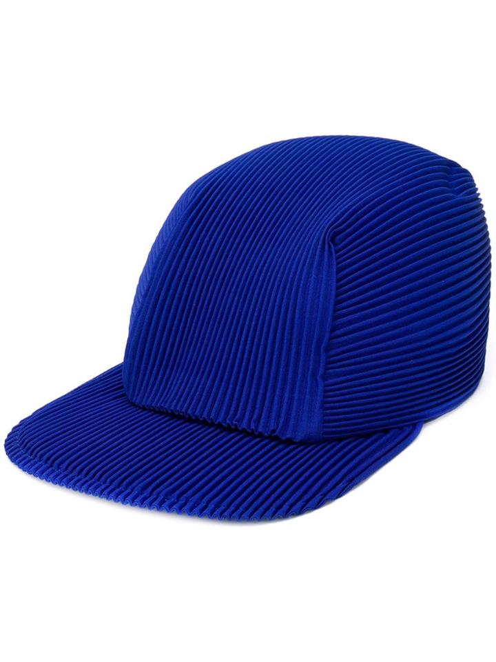Homme Plissé Issey Miyake Pleated Cap - Blue