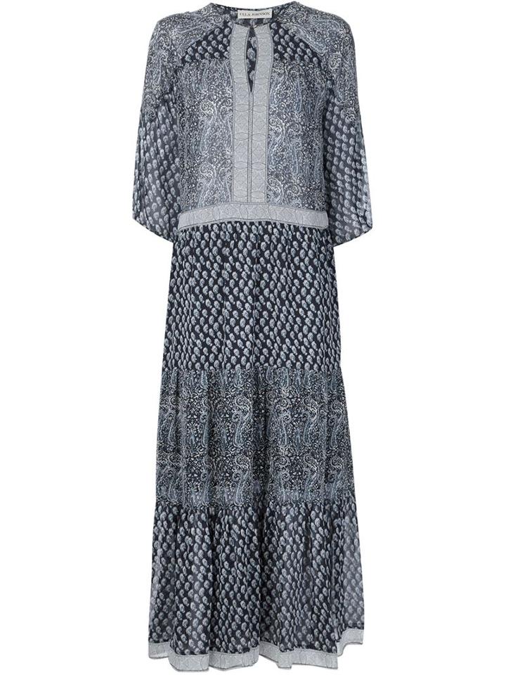 Ulla Johnson Printed Silk Dress