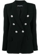 Balmain Fitted Buttoned Jacket - Black