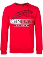Plein Sport Logo Print Sweatshirt - Red