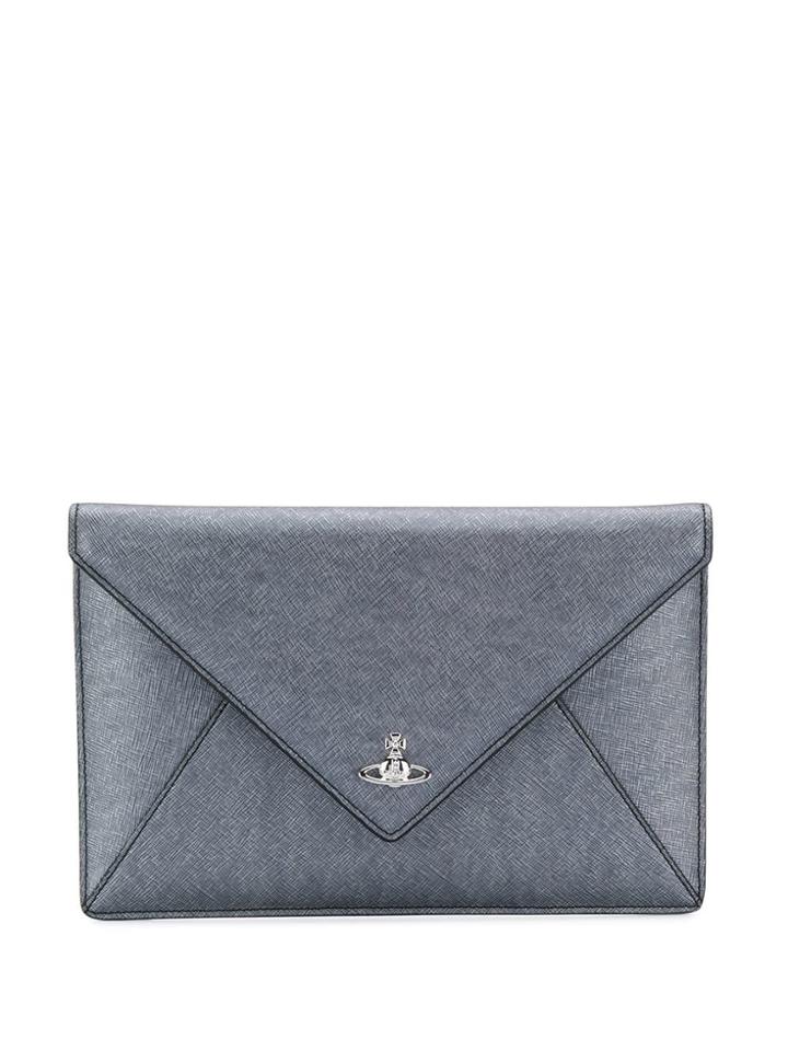 Vivienne Westwood Envelope Clutch Bag - Blue