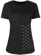 Pinko Crystal Embellished T-shirt - Black