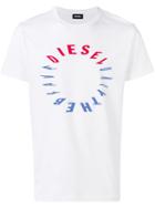 Diesel Circular Logo T-shirt - White