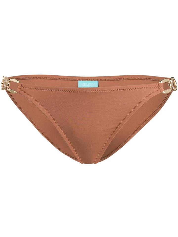 Melissa Odabash Embellished Bikini Bottoms - Brown