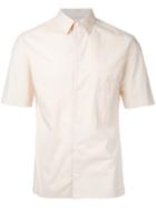 Lemaire - Short Sleeved Shirt - Men - Cotton - 48, Nude/neutrals, Cotton