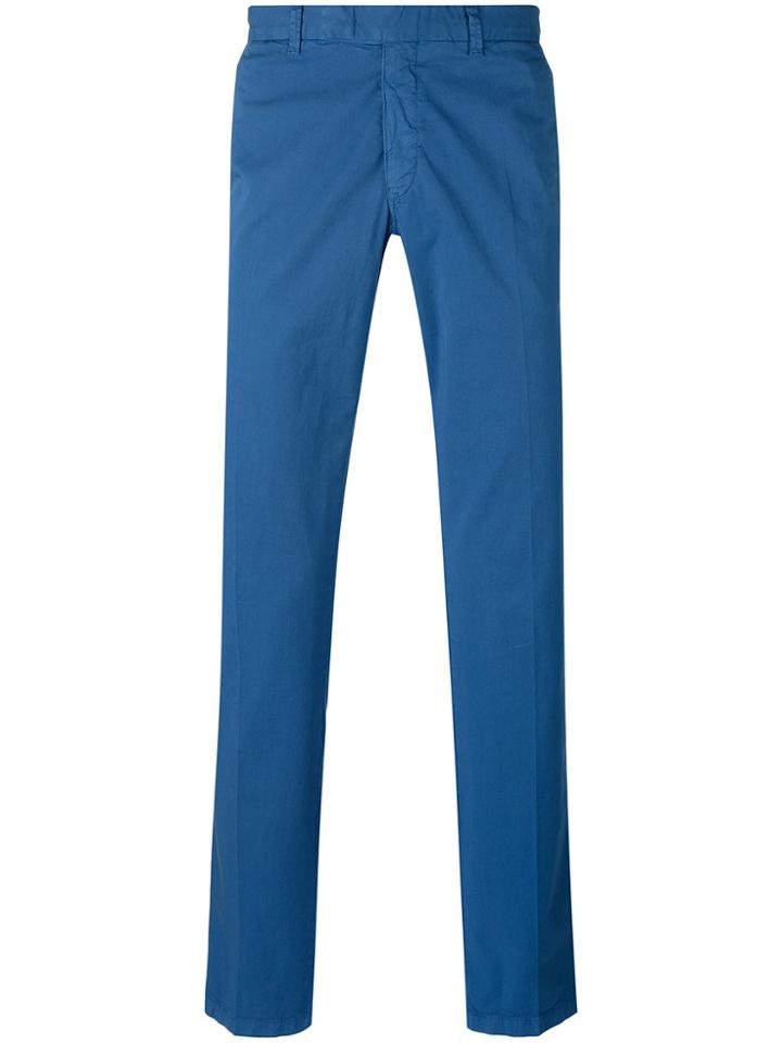 Armani Jeans Straight Leg Chinos - Blue