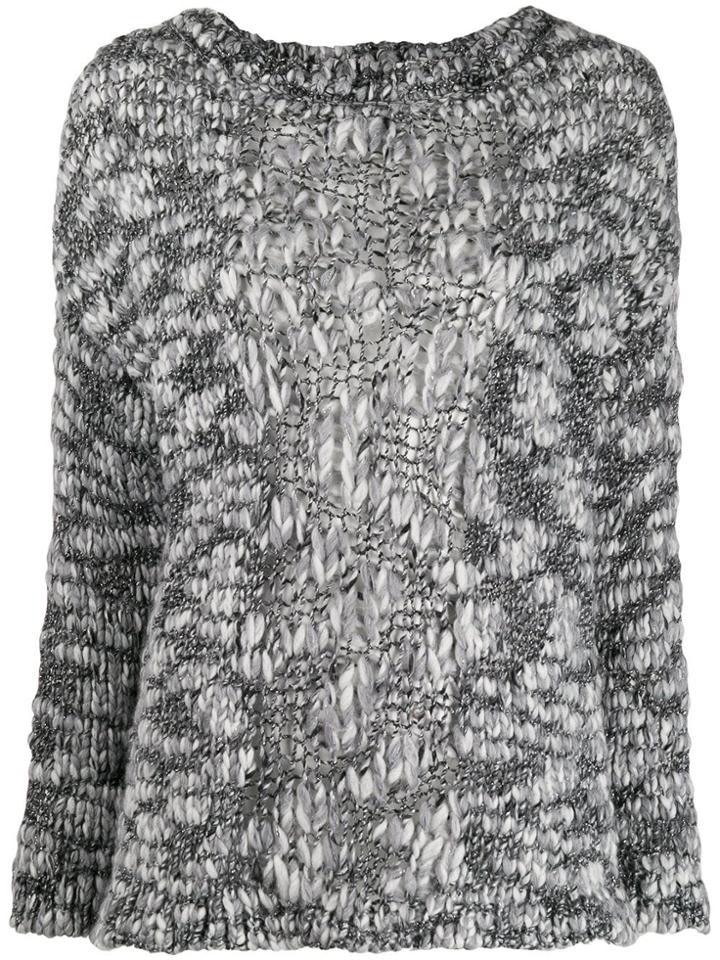 Snobby Sheep Metallic Knit Jumper - Black