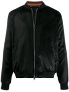 Paul Smith Fitted Bomber Jacket - Black