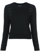 Neil Barrett Bolt Crop Sweatshirt - Black