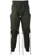 Juun.j Lace-up Detail Sweatpants - Green