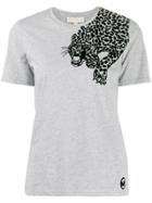 Michael Michael Kors Leopard Print T-shirt - Grey
