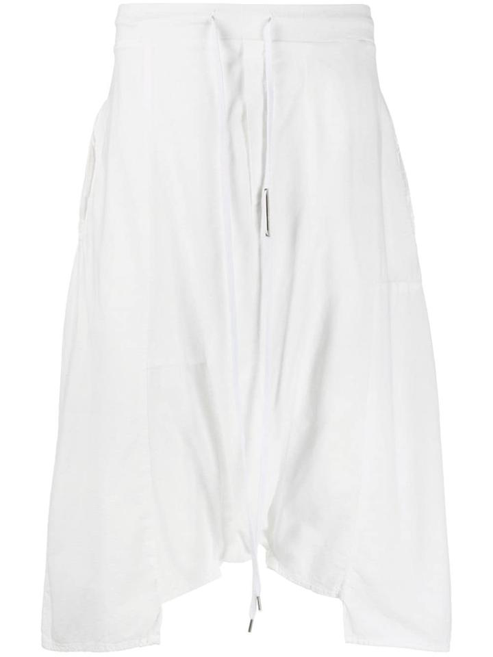 Army Of Me Slouchy Drop-crotch Shorts - White