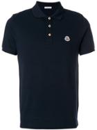 Moncler Logo Patch Polo Shirt - Blue
