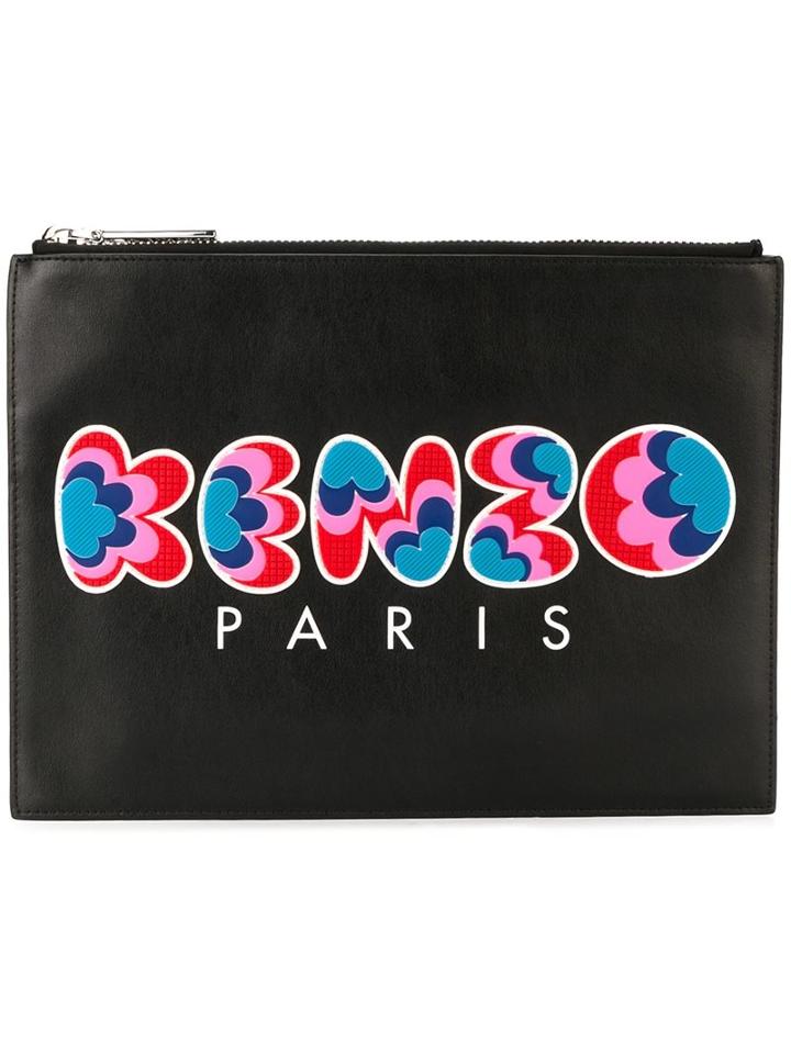 Kenzo 'kenzo Popcorn' Clutch, Women's, Black