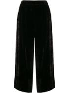 P.a.r.o.s.h. Cropped Wide Leg Trousers - Brown