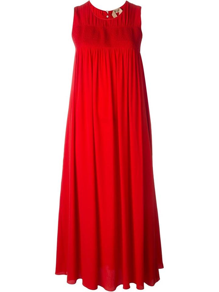 No21 Flared Maxi Dress