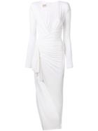 Alexandre Vauthier Gathered Side Dress - White