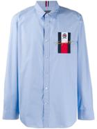 Tommy Hilfiger Flag Patch Shirt - Blue
