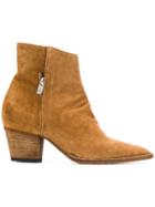 Officine Creative Pointed Ankle Boots - Brown