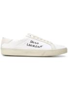 Saint Laurent Classic Court Sneakers - White