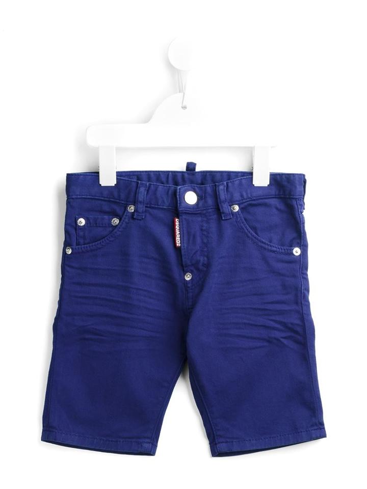 Dsquared2 Kids Denim Shorts, Boy's, Size: 10 Yrs, Blue
