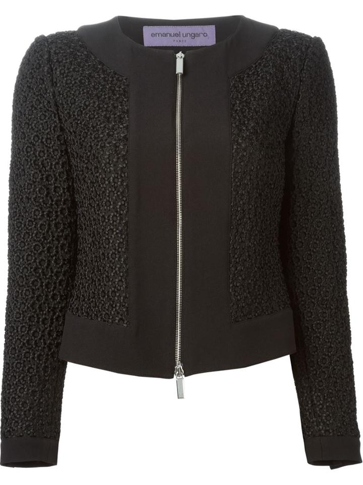 Emanuel Ungaro Flower Knit Jacket