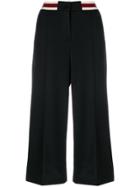Gucci Branded Waistband Trousers - Black