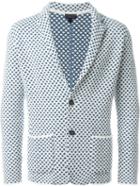 Lardini Knit Blazer, Men's, Size: M, White, Cotton/nylon
