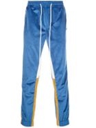 God's Masterful Children Velvet Retro Trousers - Blue/yellow