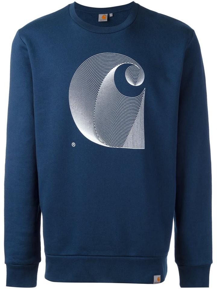 Carhartt 'dimensions' Sweatshirt, Men's, Size: Small, Blue, Cotton