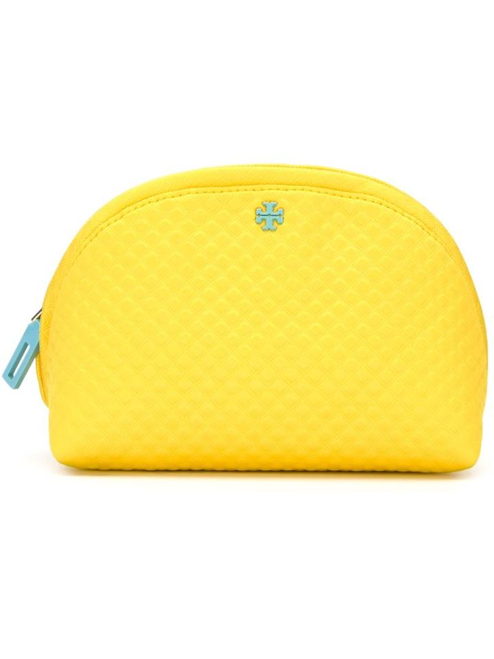 Tory Burch Beach Cosmetic Case, Yellow/orange, Polyester