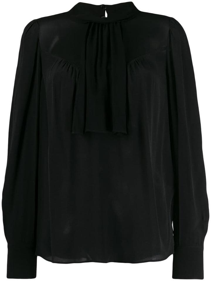 Twin-set Collared Blouse - Black