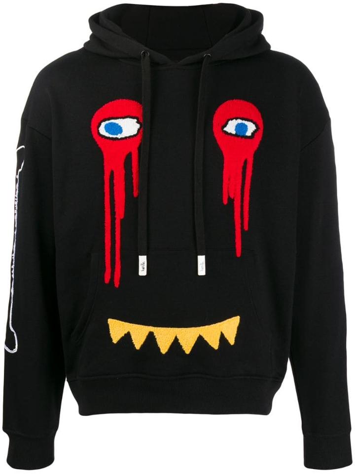 Haculla Embroidered Hoodie - Black