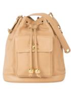 Chanel Vintage Drawstring Shoulder Bag, Women's, Brown