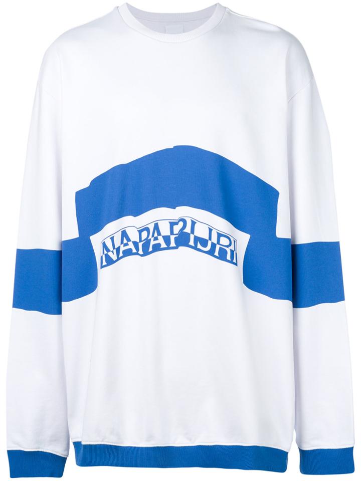 Napa By Martine Rose Oversize Logo Sweatshirt - White