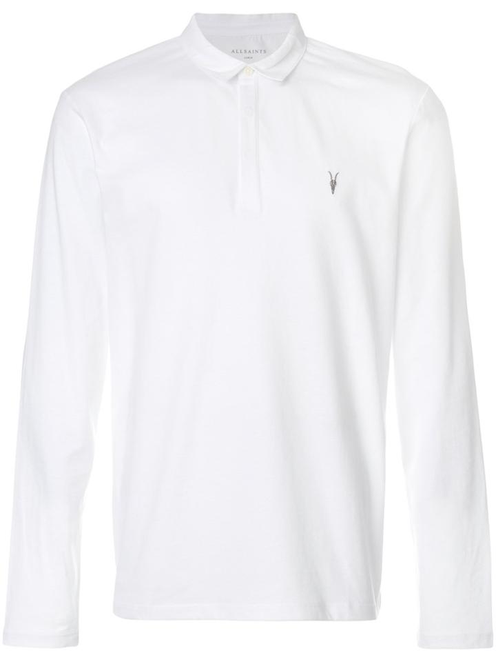 All Saints Brace Polo Top - White