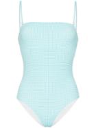 Paper London Stingray Gingham Swimsuit - Blue