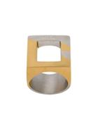 A-cold-wall* Chunky Square Ring - Silver
