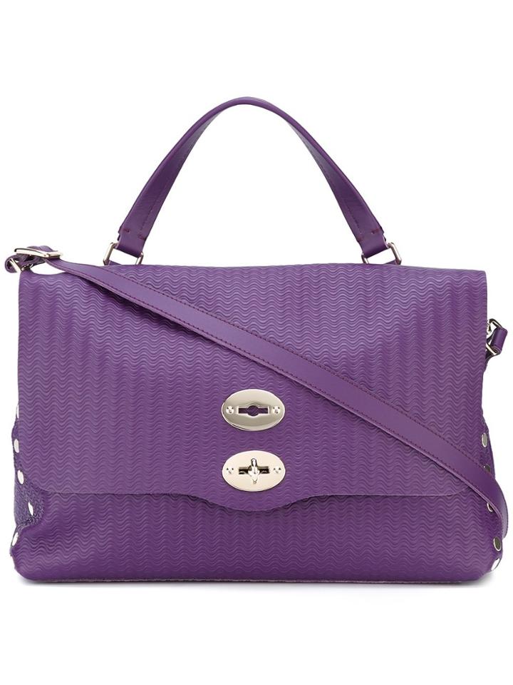 Zanellato Medium 'postina' Satchel - Pink & Purple