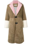 Saks Potts Panelled Coat - Brown