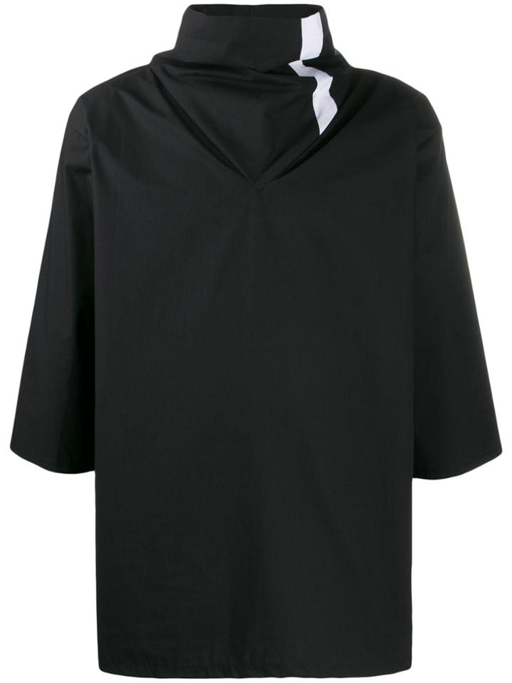 Alchemy Draped Neck Top - Black