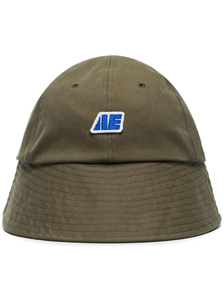 Ader Error Green Logo Bucket Hat