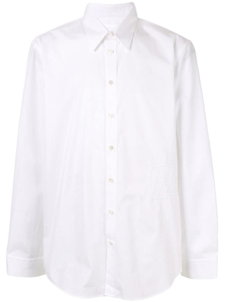 Helmut Lang Oversized Logo Shirt - White
