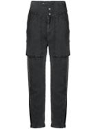Isabel Marant Étoile High Waisted Slim Jeans - Black